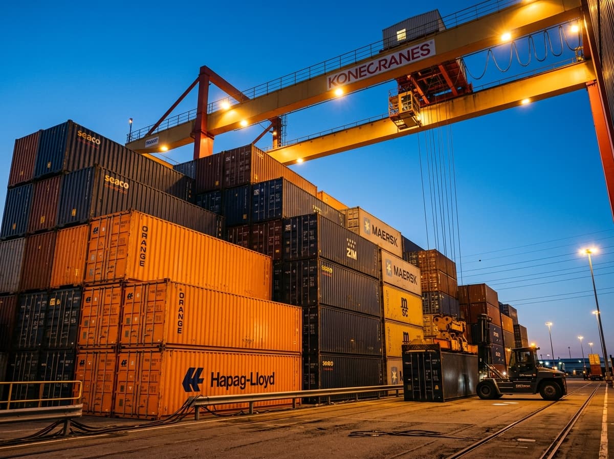 Orange Cargo Container Terminal